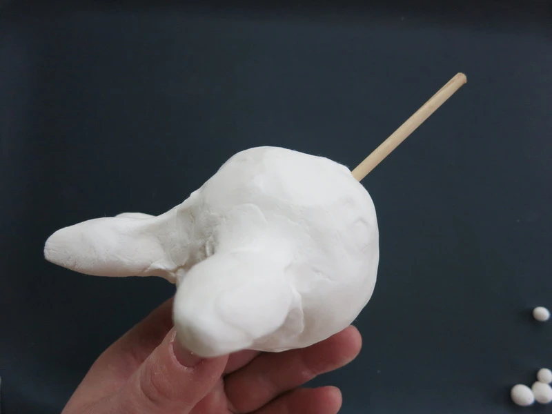 Nifty Narwhal Clay Figurine